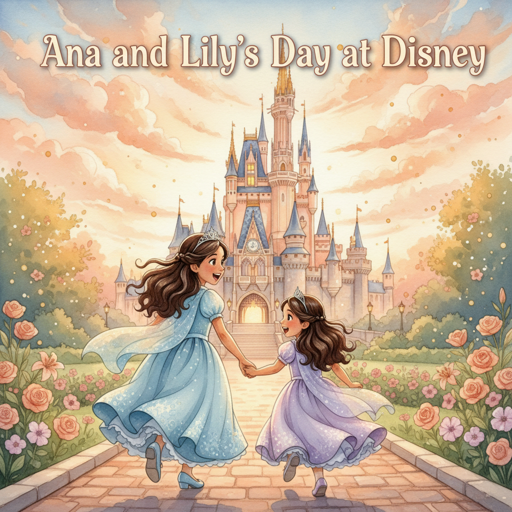 Ana & Lily — a personalized storybook cover