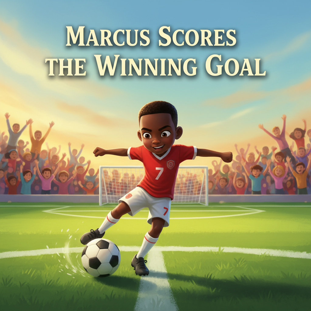 Marcus — a personalized storybook cover