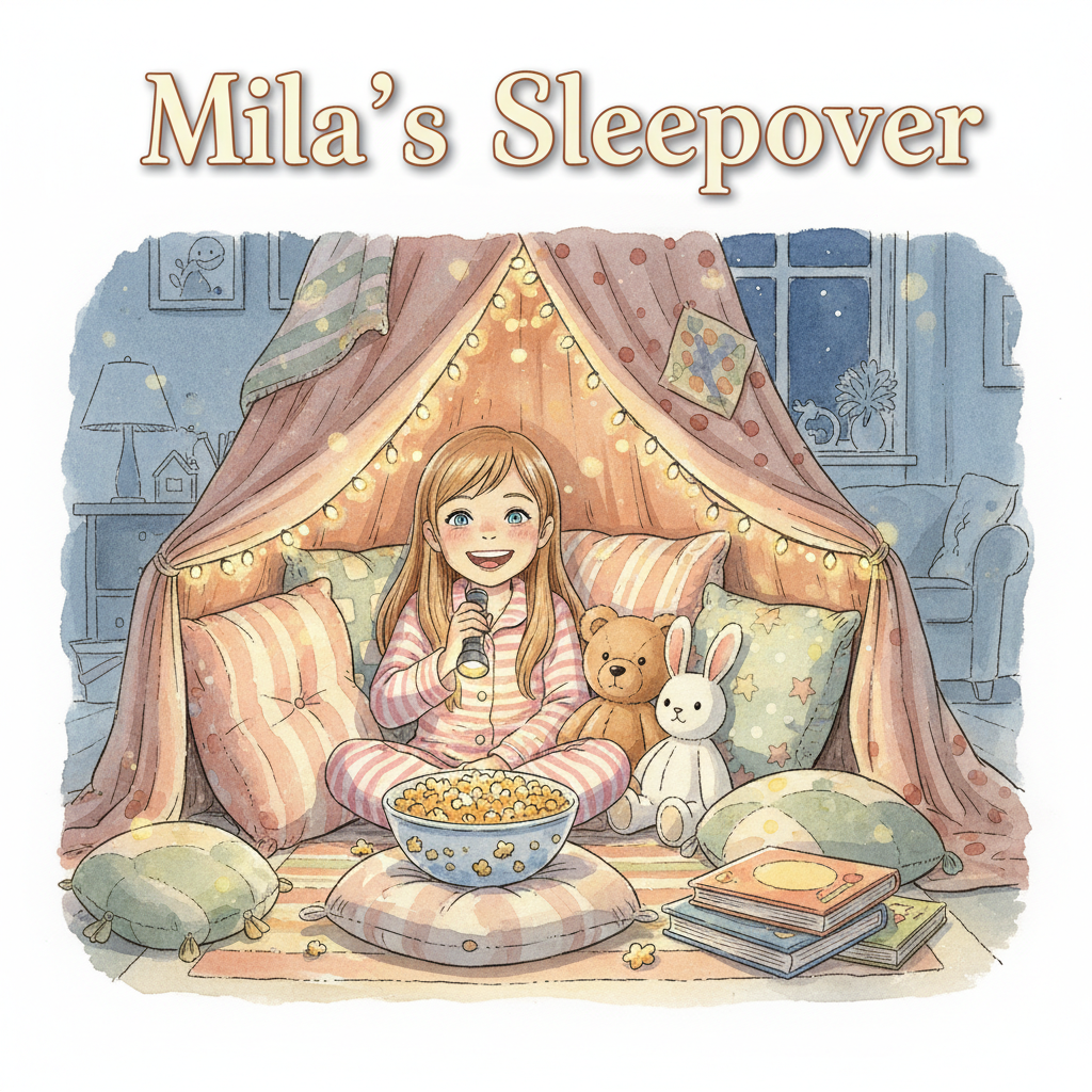 Mila — a personalized storybook cover