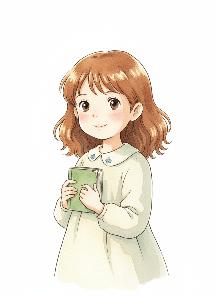 Studio Ghibli character portrait